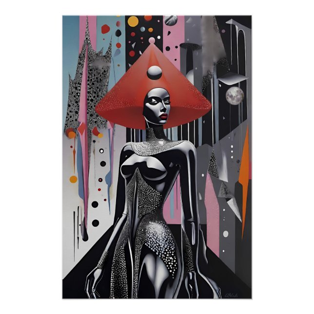 Fashionista - Ken Gage Surreal Art Poster (Front)