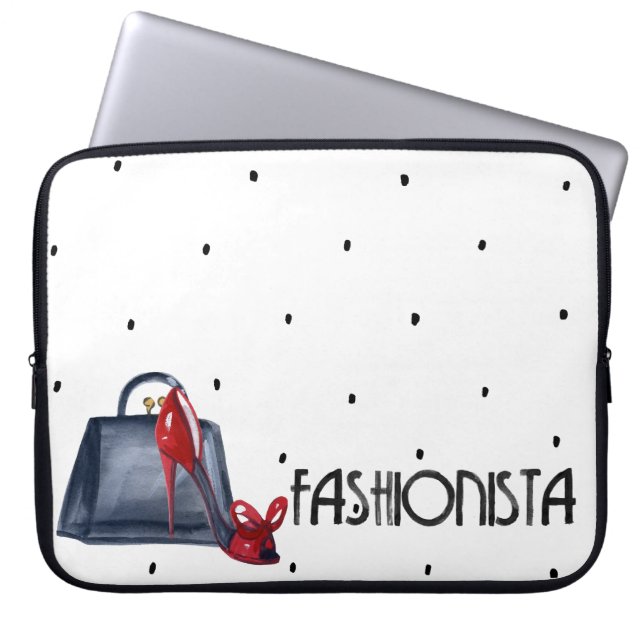 Fashionista Laptop Notebook Computer Case Bag (Front)