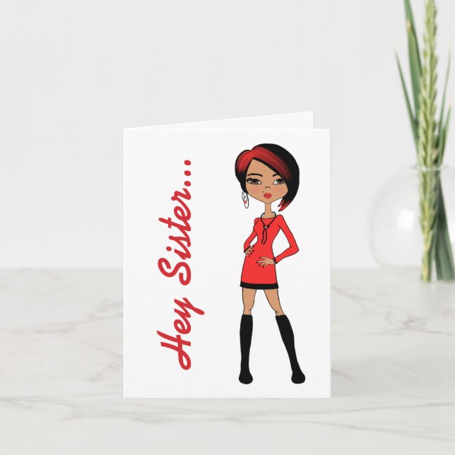 Fashionista Note Card (Front)