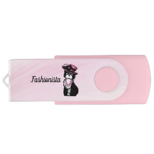 Fashionista Puppy Dog Flash Drive