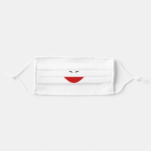 Fashionista Red Diva Full Lips Nose Adult Cloth Face Mask