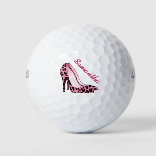 Fashionista Stiletto Heal Custom Golf Balls