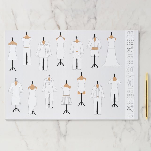 Fashionista:  Women's Fashion Designer Activity Paper Pad (Insitu)