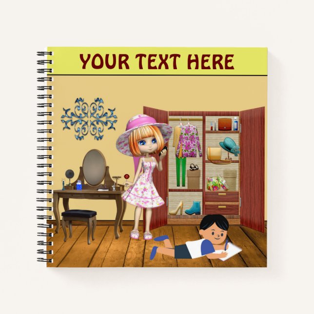 Fashionista's Delight Notebook (Front)