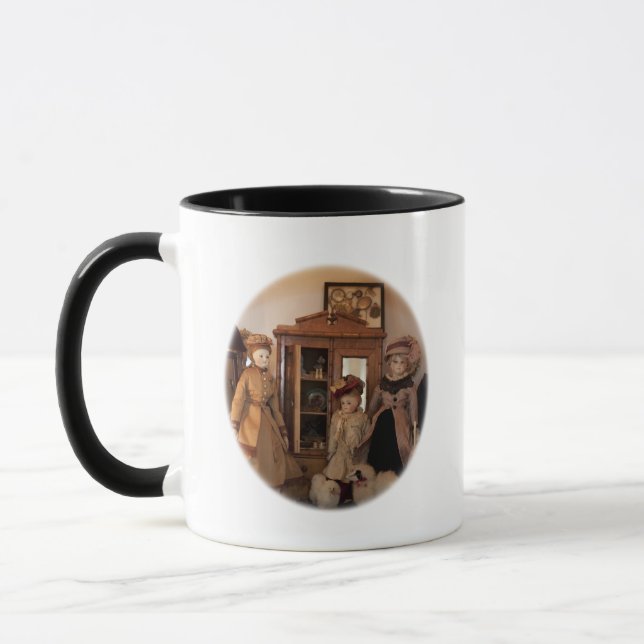 Fashions Shopping Dolls Mug (Left)