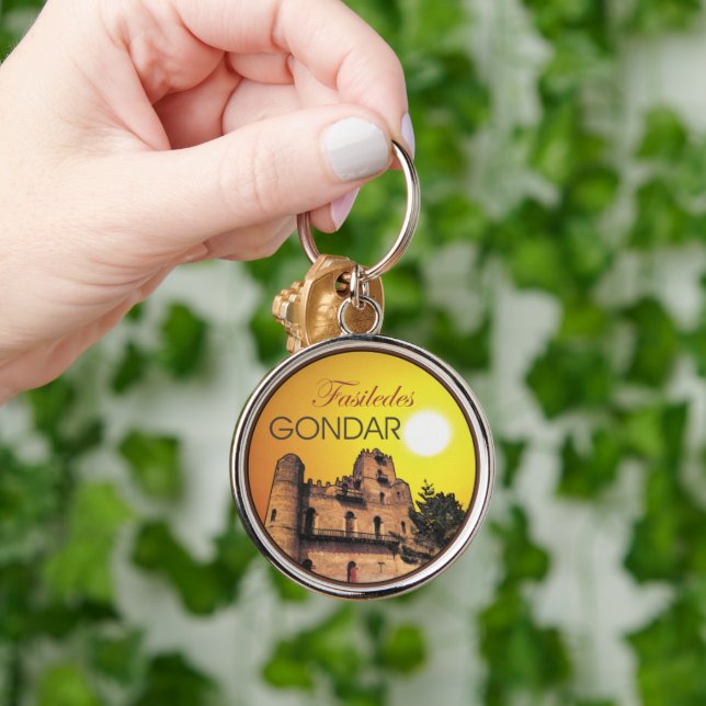 Fasil Enatewa Gondar Ethiopia Keychain (Hand)