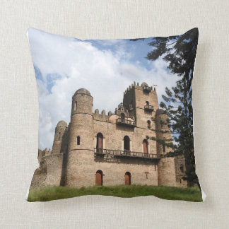 Fasilides Gondar Ethiopian Throw Pillow