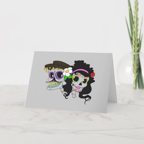 Fassist Day of the Dead Art Card