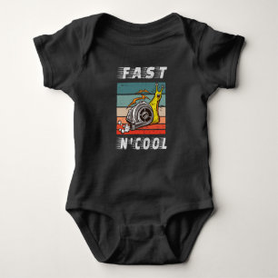 Fast and cool turbo snail fast n cool baby bodysuit