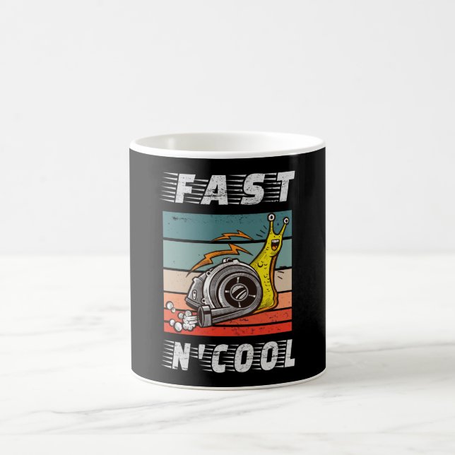 Fast and cool turbo snail fast n cool coffee mug (Center)