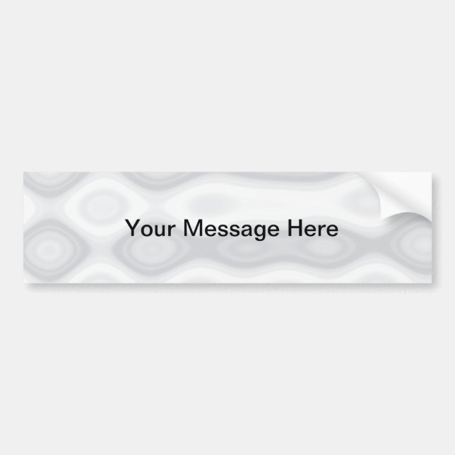 Fast and Easy Blank Template Bumper Sticker (Front)