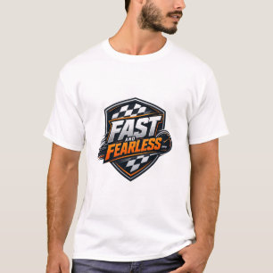 Fast and Fearless Racing Shield Graphic T-Shirt