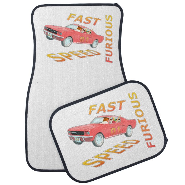 Fast and Speed Furious 01   Car Floor Mat (Set)