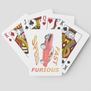 Fast and Speed Furious 01 Poker Cards