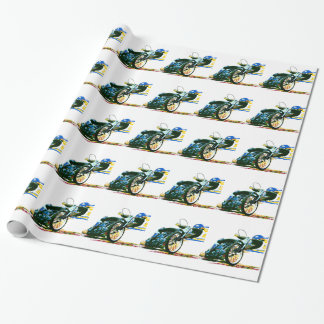 Fast Awesome Speedway Motorcycle Wrapping Paper