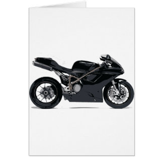 Fast Black Motorcycle