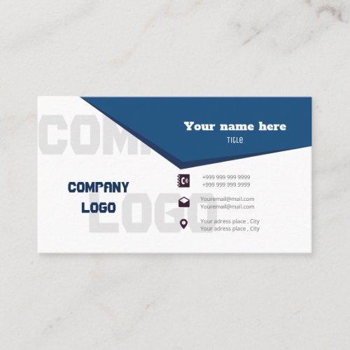 Fast Business card Design elegant