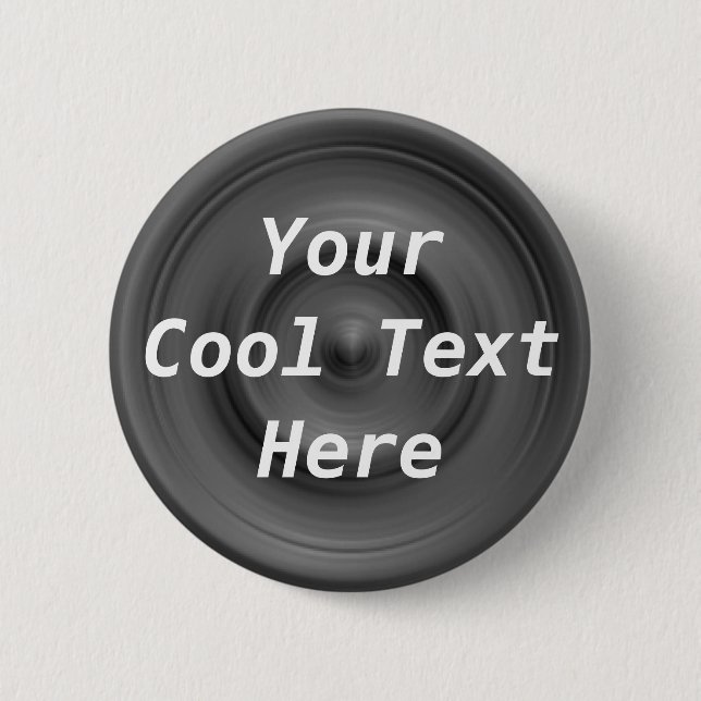 Fast Car II Template Button (Front)