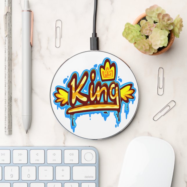 Fast Charging Pad with Personalized Design (Desk)