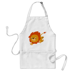 Fast Cute Cartoon Lion Cooking Apron
