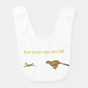 Fast food baby bib