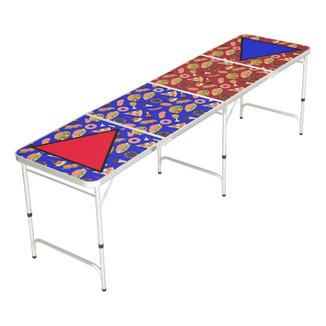 Fast Food Beer Pong Table (Angled)