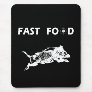 Fast Food Boar Hunting hunt hunter Mouse Pad