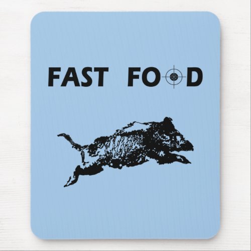 Fast Food Boar Hunting hunt hunter Mouse Pad