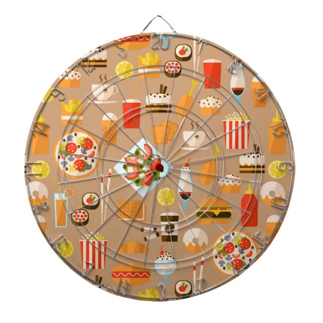 Fast food dart board (Front)