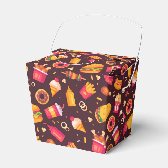 Fast Food Favor Box (Front Side)