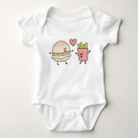 Fast Food Friends Baby Bodysuit