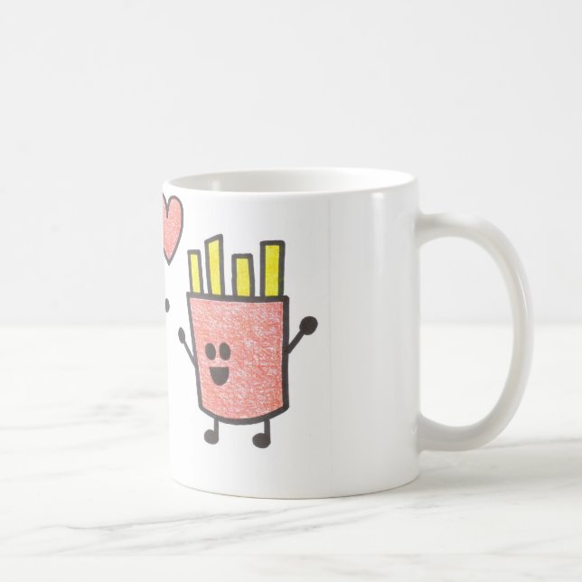 Fast Food Friends Coffee Mug (Right)