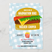 Fast food Graduation invitation (Front/Back)