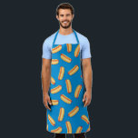 Fast Food Hotdogs Pattern Apron<br><div class="desc">Check out this fun design featuring a hotdog pattern.</div>