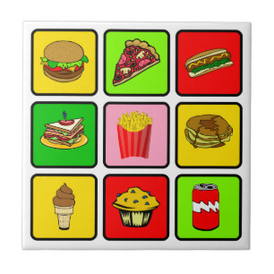 Fast Food Junkie tile
