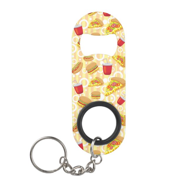 Fast Food Keychain Bottle Opener (Front)