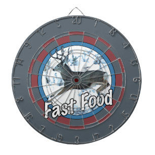 Fast Food Mule Deer Dart Board