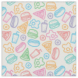 Fast food pattern 2 fabric