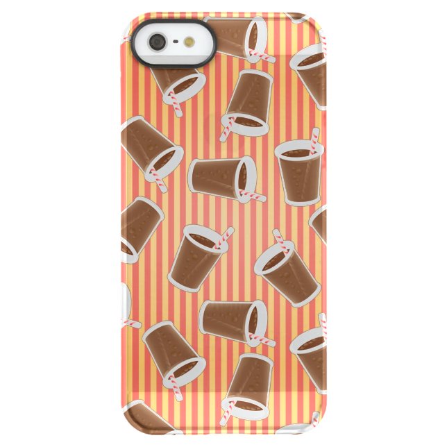 Fast food pattern 2 uncommon iPhone case (Back)