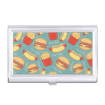 Fast Food Pattern 3 Case For Business Cards