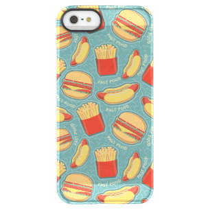 Fast Food Pattern 3 Permafrost iPhone SE/5/5s Case