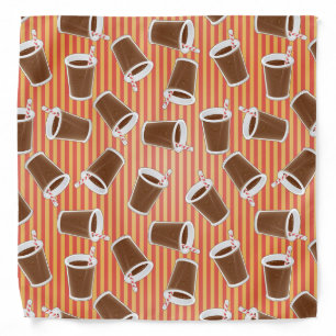 Fast food pattern bandana
