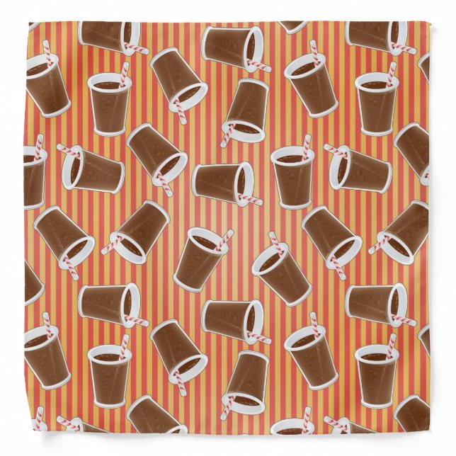 Fast food pattern bandana (Front)
