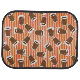 Fast food pattern car mat