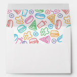 Fast food pattern envelope