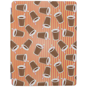 Fast food pattern iPad smart cover