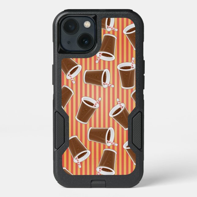 Fast food pattern otterbox iPhone case (Back)