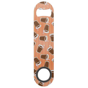 Fast food pattern speed bottle opener