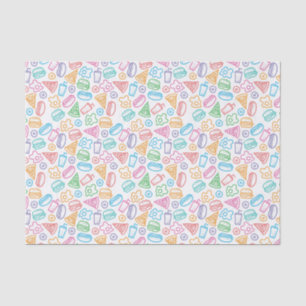 Fast food pattern tissue paper