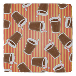 Fast food pattern trivet
